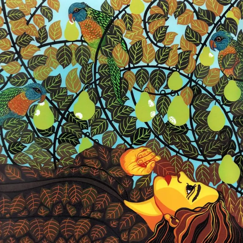 scott-gwen-enjoying-the-harvest-reduction-linocut-2023_orig